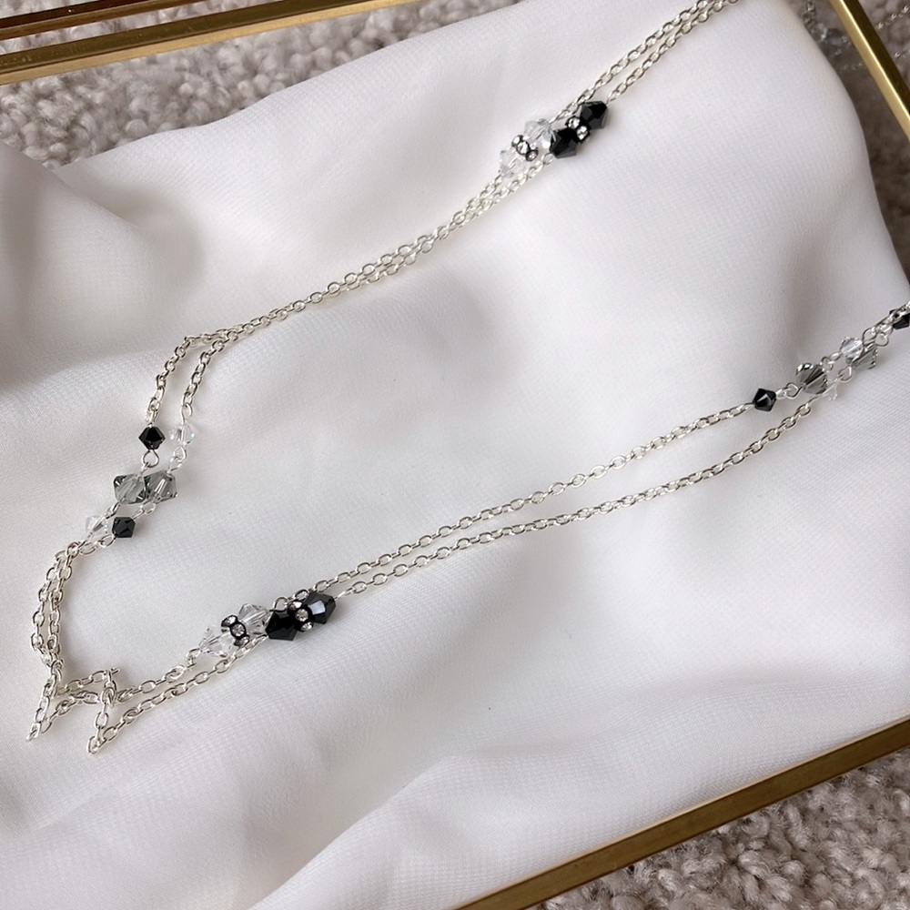 Extra Long Crystal Necklace
